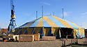 Bilder: 15.04.2013 / Saisonvorbereitung - Circus Fantasia im Rostocker Stadthafen